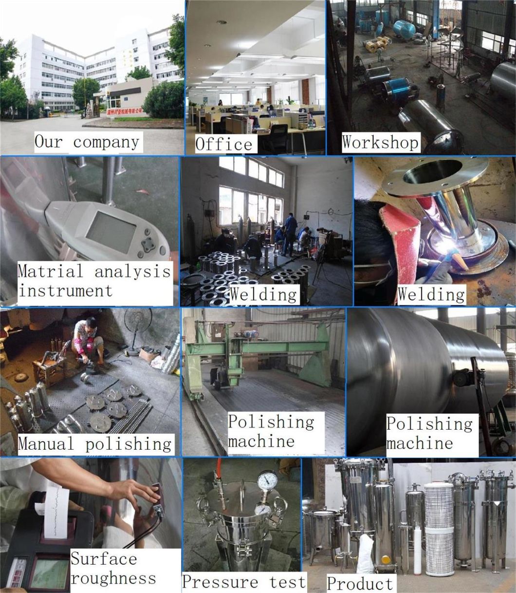 Stainless Steel Agitator Tank with Ss304 Ss316