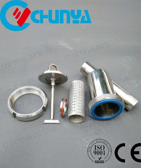 High Quality Valve Sanitary Y-Type Stainless Strainer Steel Water Filter Housing