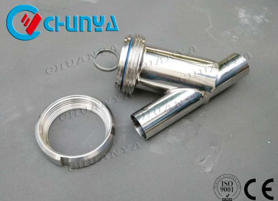 Industrial Valve Sanitary Y-Type Stainless Steel Strainer Tube Water Filter for Oil