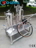Industrial Stainless Steel Movable Bag Filter Housing with Vacuum Pump
