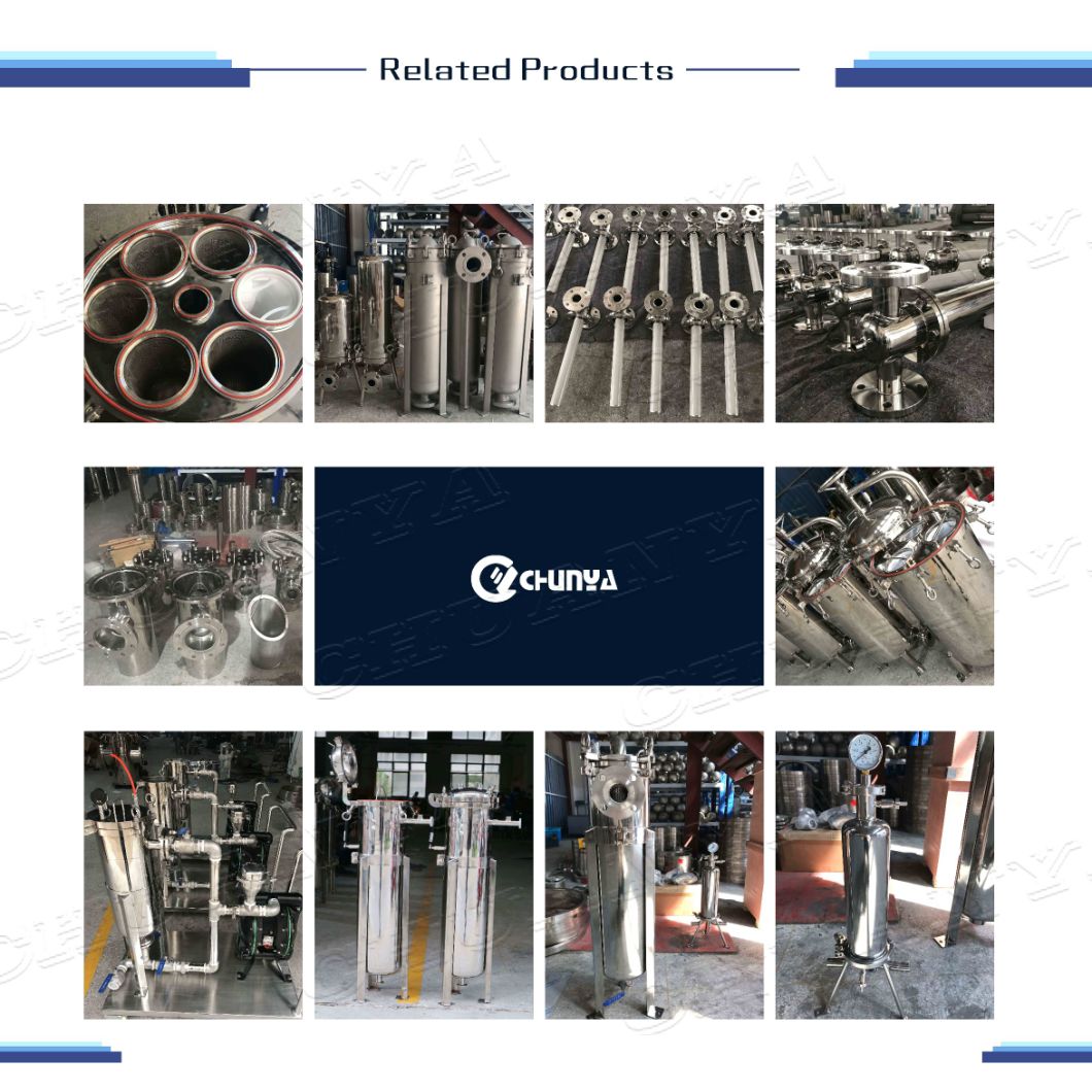 Stainless Steel Parallel Multiple Bag Filter Housing