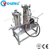 Industrial Stainless Steel Movable Bag Filter Housing with Vacuum Pump