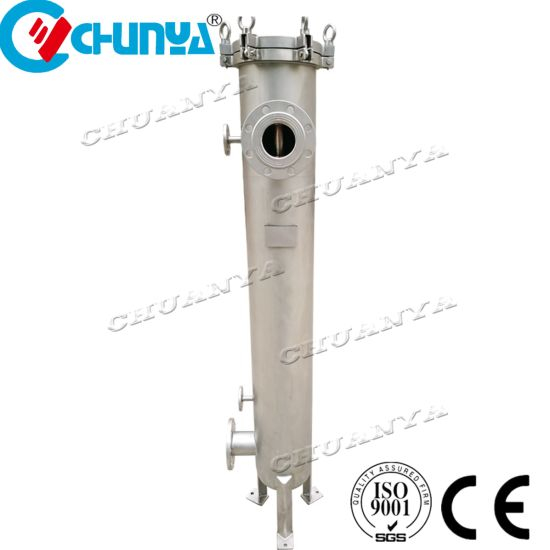 Large Flow Rate Stainless Steel Cartridge Filter Housing