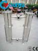 Stainless Steel Water Purifier Duplex Parallel Bag Cartridge Filter Housing