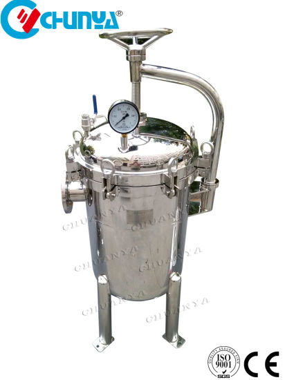 Stainless Steel Liquid Multi Bag Filter Housing for Water Filtration System