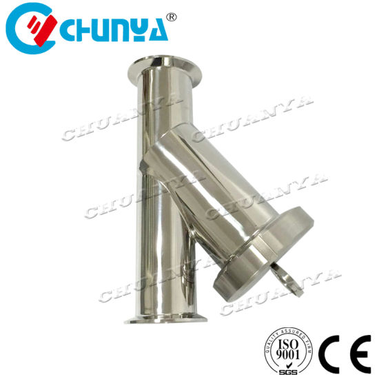 High Quality Valve Sanitary Y-Type Stainless Strainer Steel Water Filter Housing