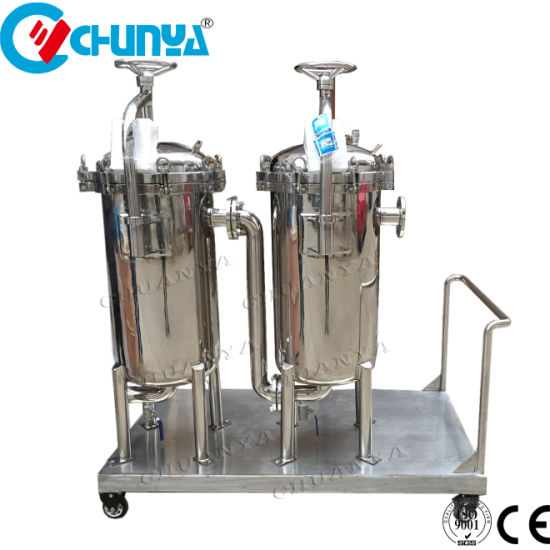 Chemical and Oil Filtration Duplex Bag Filter Housing
