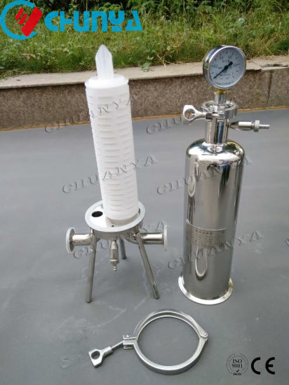 Stainless Steel Single Cartridge Filter Housing for Juice and Drink