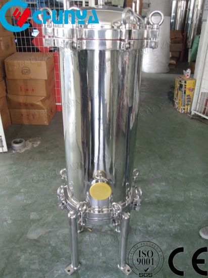 China Stainless Steel Sanitary Clear Water Filter Housing for Beer