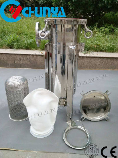 Industrial Stainless Steel Sanitary Bag Filter for Commercial Water Purification