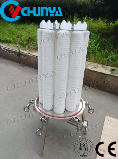 China Manufacturer Stainless Steel Pressure Water Cartridge Filter Housing