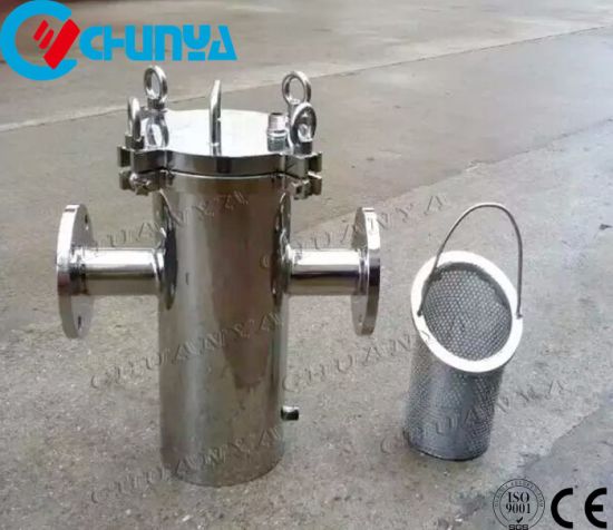Stainless Steel Basket Type Filter Housing for Waste Water Stystem