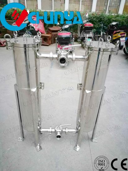 High Flow Rate Duplex Bag Filter Housing for Water Treatment