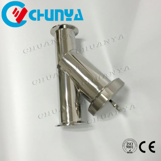 Manufacturer Valve Sanitary Y-Type Stainless Strainer Steel Water Filter Housing