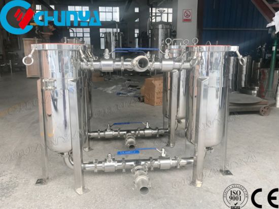 Stainless Steel Duplex Bag Filter Housing for Water Treatment