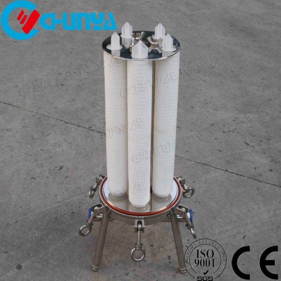 China High Flow Rate Stainless Steel Sanitary Cartridge Filter Housing
