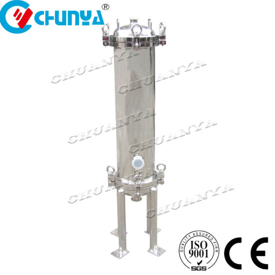 Industrial Stainless Steel Polished Multi Cartridge Filter Housing Machine