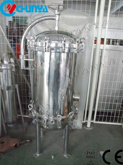 Industrial Stainless Steel Polished Multi Cartridge Filter Housing Machine